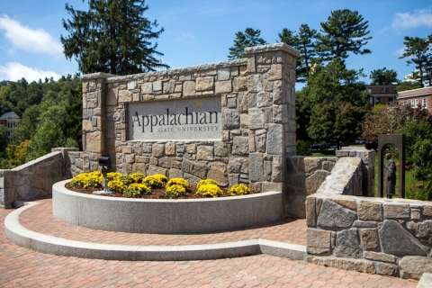 New Appalachian Sign Plaza: "Founders Plaza"