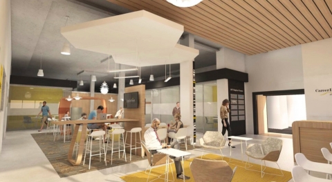 Career Development Center Concept Drawing