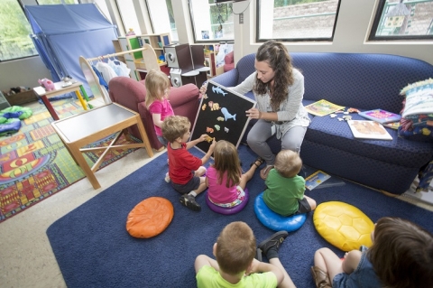 Caretaker with Children